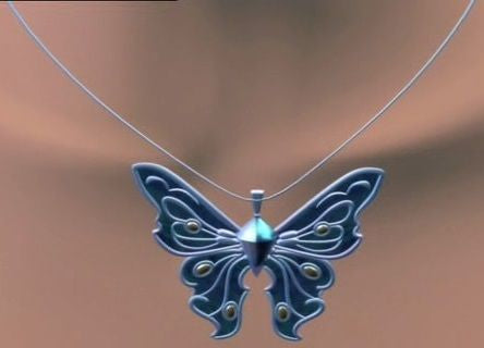 Fairytopia Azura Butterfly Necklace