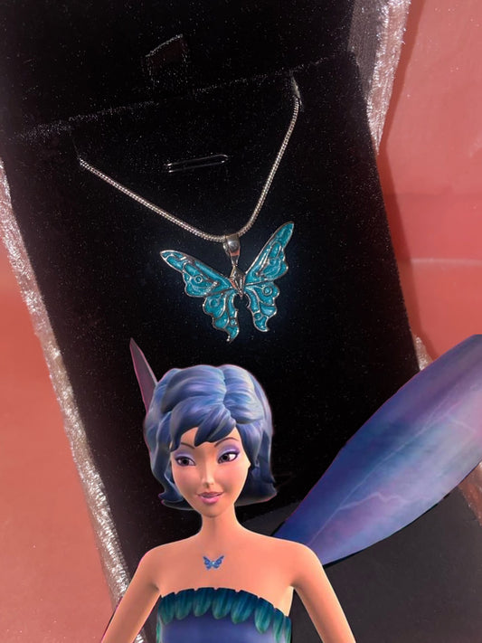 Fairytopia Azura Butterfly Necklace